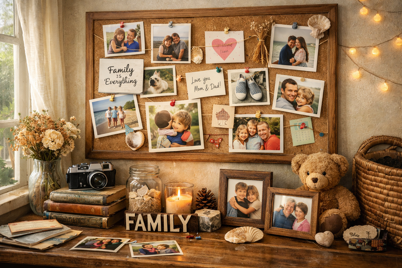 Hatıra köşesinde not kartları